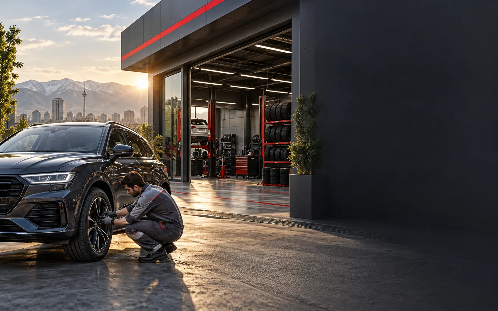 مرکز خدمات تایر و خودروی SUV
