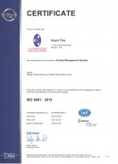 ISO 9001:2015 Certificate