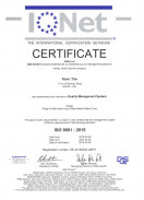 IQNet ISO 9001:2015 Certificate