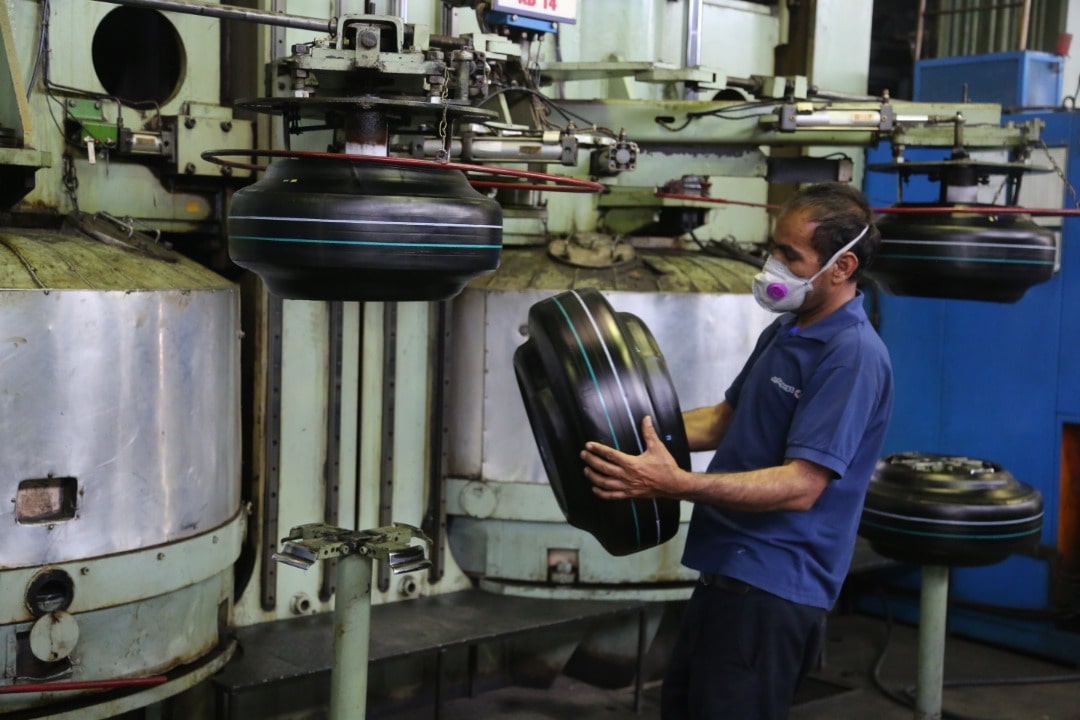 تحقق 103 درصدی تولید تایر در کویرتایر