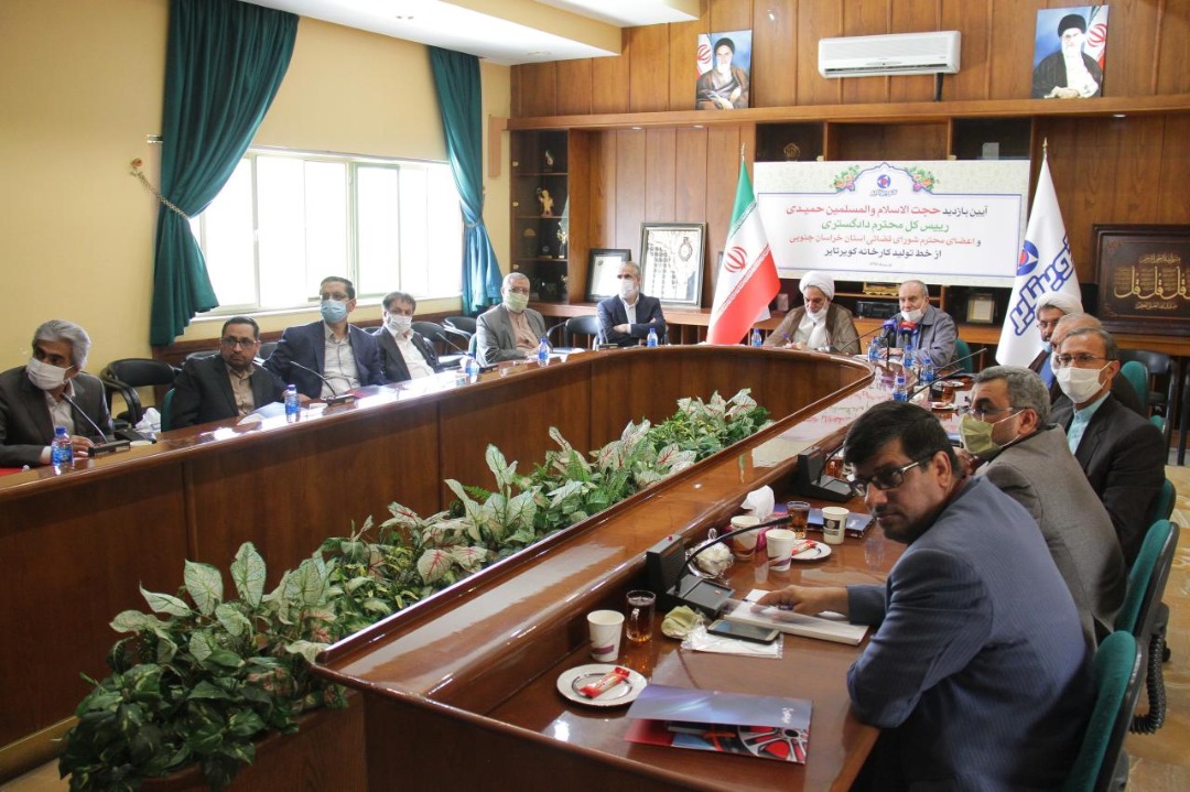 خدا قوت رئیس کل دادگستری به تلاشگران عرصه تولید