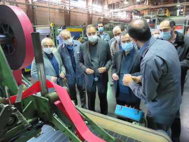 بازدید مدیرکل ماشین آلات وزارت صمت از کویرتایر به روایت تصویر