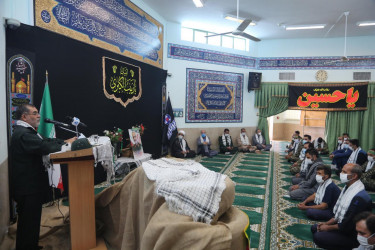 برگزاری آیین گرامیداشت چهلمین سالگرد هفته دفاع مقدس در کویرتایر به روایت تصویر