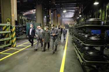 گزارش تصویری بازدید اعضای هیات مدیره شرکت کویر تایر از کارخانه