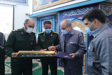 قدردانی سازمان بسیج کارگران وکارخانجات کشور از مدیرعامل شرکت کویرتایر