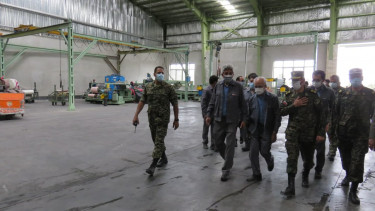 خدا قوت فرمانده یگان ویژه انتظامی استان به کارگران کویرتایر