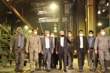 بازدید وزیر صمت از کارخانه کویرتایر به روایت تصویر