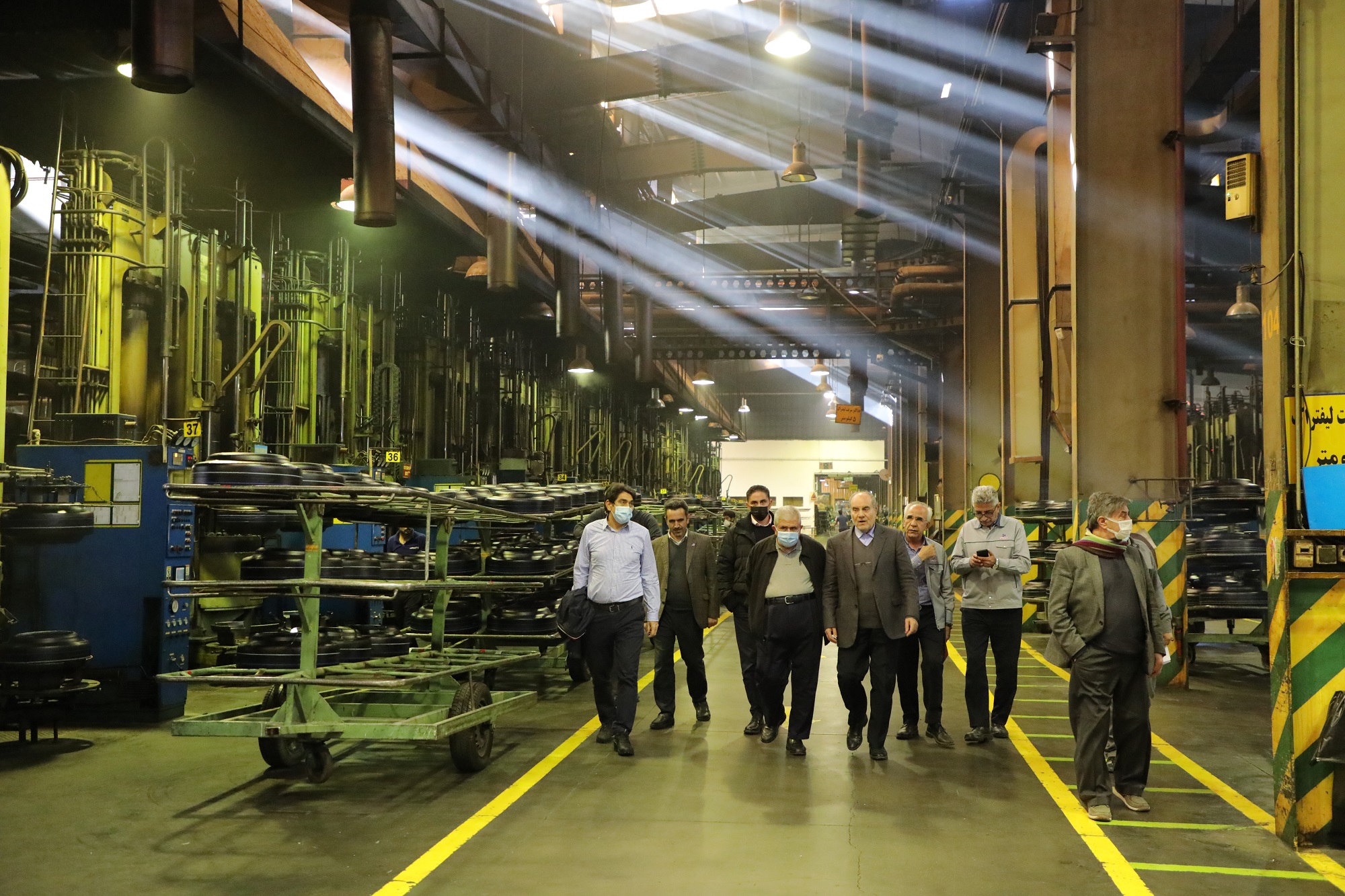 گزارش تصویری بازدید مدیران ارشد گروه اقتصادی گلستان، کیان کرد و فردا از کویرتایر