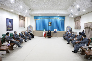 دیدار نوروزی مدیرعامل شرکت کویرتایر با نماینده ولی فقیه در خراسان جنوبی به روایت تصویر