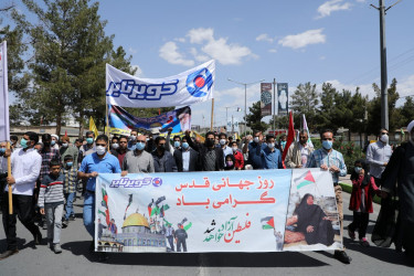 شکوه حضور کارکنان شرکت کویر تایر درراهپیمایی روز جهانی قدس