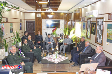 دیدار مدیرعامل کویرتایر با فرمانده انتظامی خراسان جنوبی