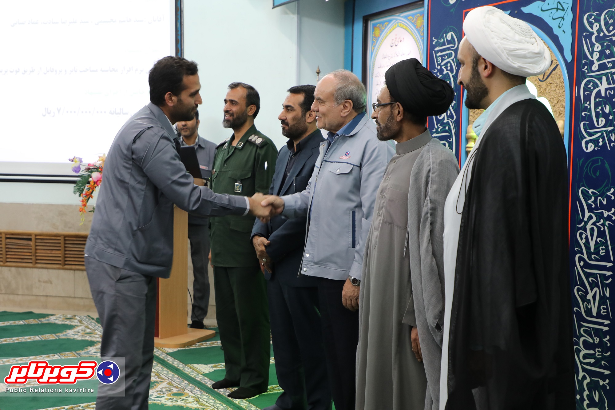 همکاران مشارکت کننده در نظام پیشنهادهای شرکت کویرتایر تجلیل شدند + تصاویر