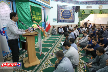 برگزاری جشن عید غدیرخم در کارخانه کویرتایر