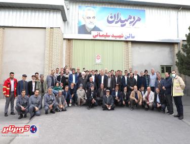 گزارش تصویری | بازدید جمعی از هم رزمان شهید سلیمانی از کویرتایر