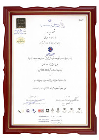 دریافت لوح تقدیر ارزش آفرینی در تولید ملی از جشنواره ملی حاتم