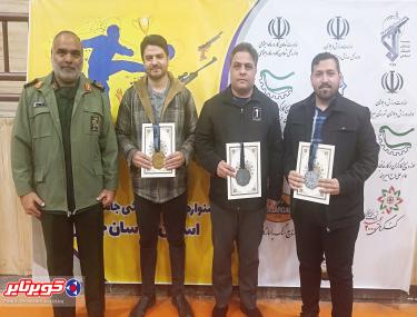 کویرتایری ها بر سکوی قهرمانی مسابقات تیراندازی جام شهدای کار و تولید