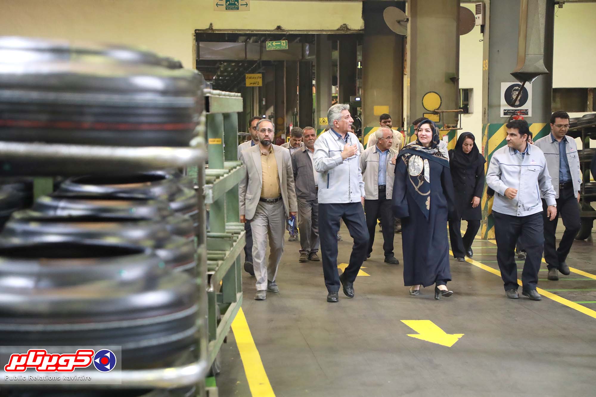 گزارش تصویری | بازدید مدیر نظارت بر شهرکهای صنعتی غیردولتی از شهرک صنعتی غیر دولتی کویرتایر