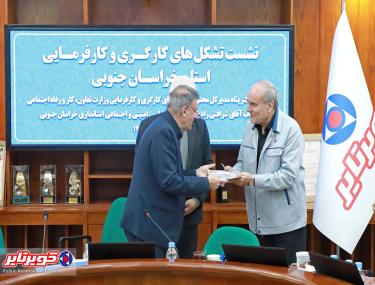 تقدیر وزارت تعاون، کار و رفاه اجتماعی از مدیرعامل شرکت دانش‌ بنیان کویرتایر