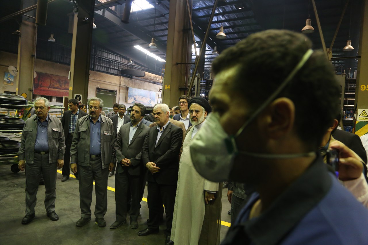 بازدید معاون وزیر صمت از طرح توسعه و خط تولید کارخانه